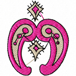 Flowers And Tree Embroidery Design 5